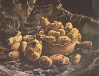Vincent Van Gogh Still life with an Earthen Bowl and Potatoes (nn04) France oil painting art